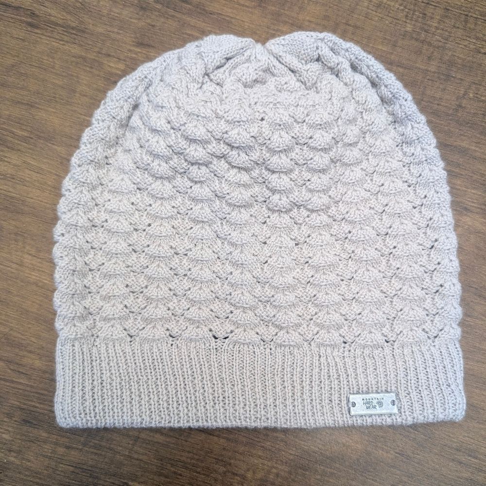 Mountain Hardwear Women's Knit Beanie Cream Tan